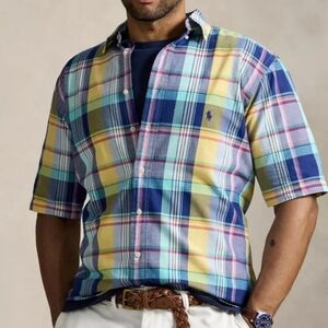 Polo Ralph Lauren Big & Tall Plaid Oxford Shirt 3X